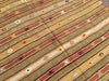 Mustard Striped Vintage Kilim Rug 277cm x 160cm