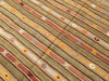 Mustard Striped Vintage Kilim Rug 277cm x 160cm