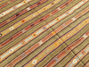 Mustard Striped Vintage Kilim Rug 277cm x 160cm