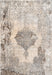Muted Medallion Area Rug 150x230 cm Beige