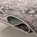 Myrtle Vintage Machine Washable Area Rug Brown 152x244 cm