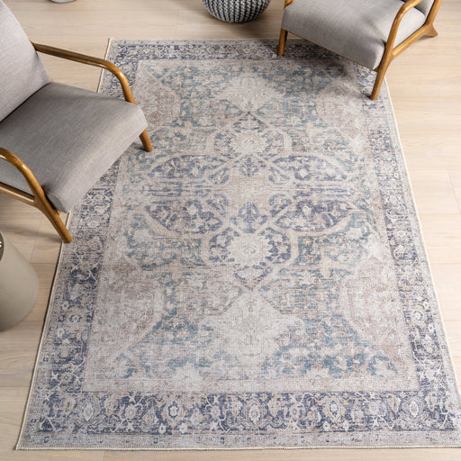 Nanisca Machine Washable Rug In Beige 160x230 cm