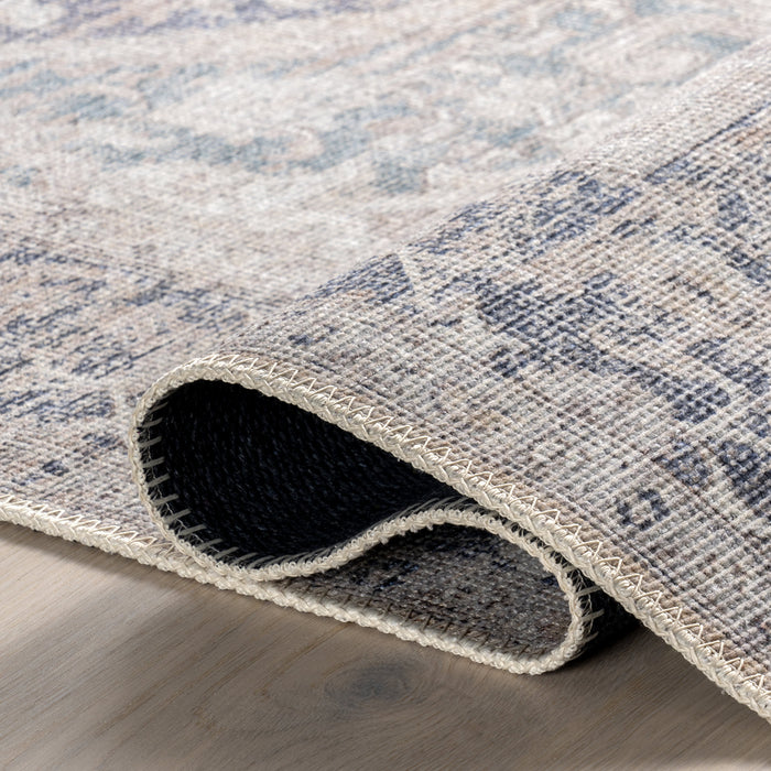 Nanisca Machine Washable Rug In Beige 160x230 cm