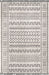 Native Design Area Rug With Tassels Light Grey 140x200 cm