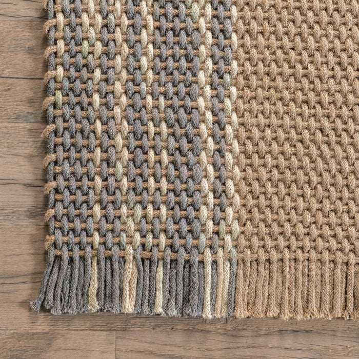 Natural Area Rug Soft Texture Versatile Home Decor