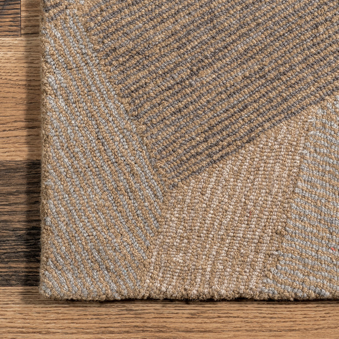 Natural Bell Mountain Peaks Area Rug 120cm x 180cm