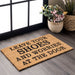 Natural Coir Doormat with Welcome Message for Home Entry