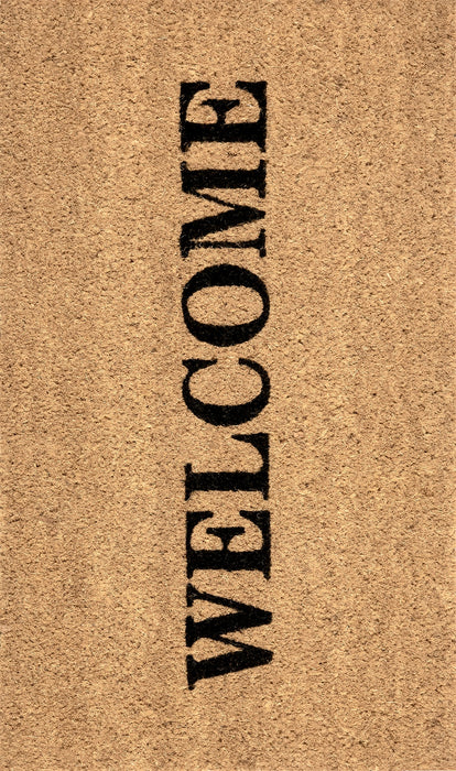 Natural Coir Welcome Doormat 40x60 cm