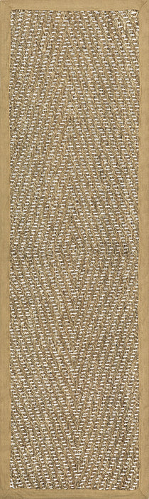 Natural Fiber Seagrass Area Rug 120x180 cm Beige