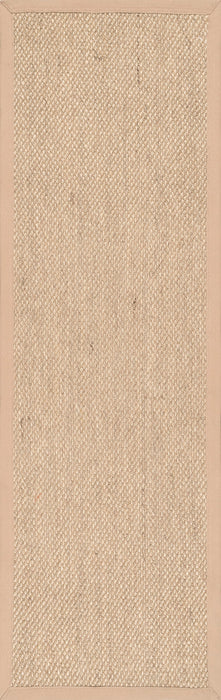 Natural Fiber Sisal Area Rug in Sand Color