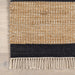 Natural Fiber Striped Fringe Area Rug 120x180 cm