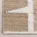 Natural Geometric Area Rug 152 x 244 cm