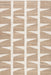 Natural Geometric Area Rug 152 x 244 cm