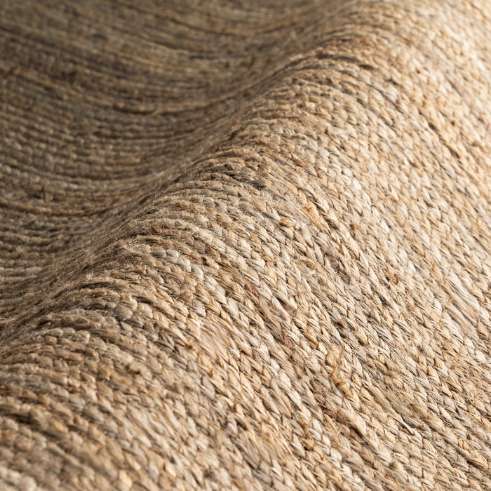 Natural Handmade Jute Braided Area Rug 120 cm