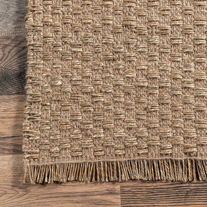 Natural Handmade Jute and Seagrass Area Rug