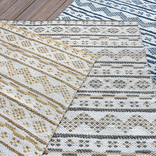 Natural Hemp And Cotton Hand Woven Rug For High Traffic Areas