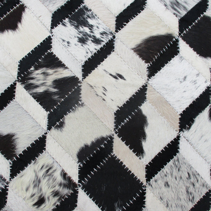 Natural Hide Patchwork Area Rug