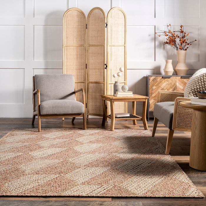 Natural Honeycomb Area Rug 120x180 cm