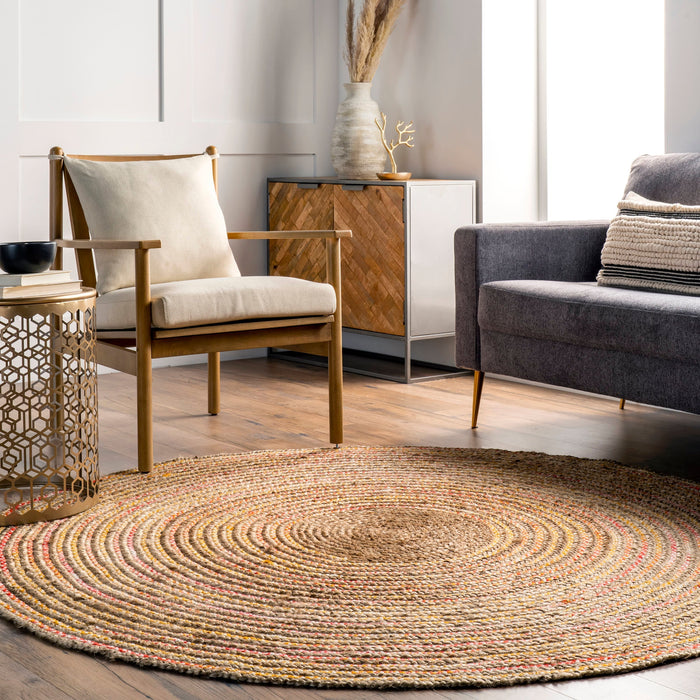 Natural Jute Area Rug Handmade For Home Decor