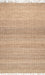 Natural Jute Area Rug With Tassels 150cm x 90cm