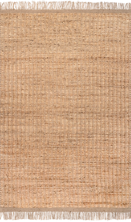 Tappeto in iuta naturale con nappe 160x230 cm