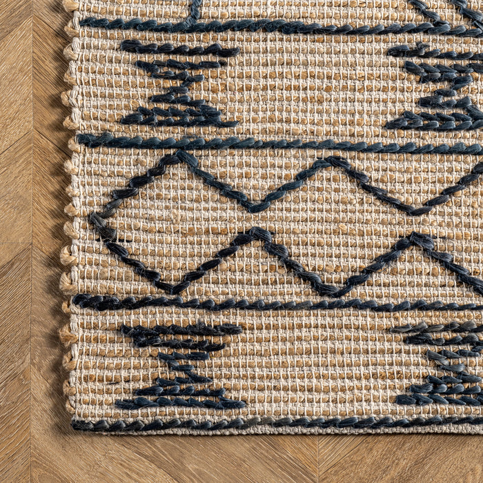 Natural Jute Area Rug for Home Decor 60x90 cm