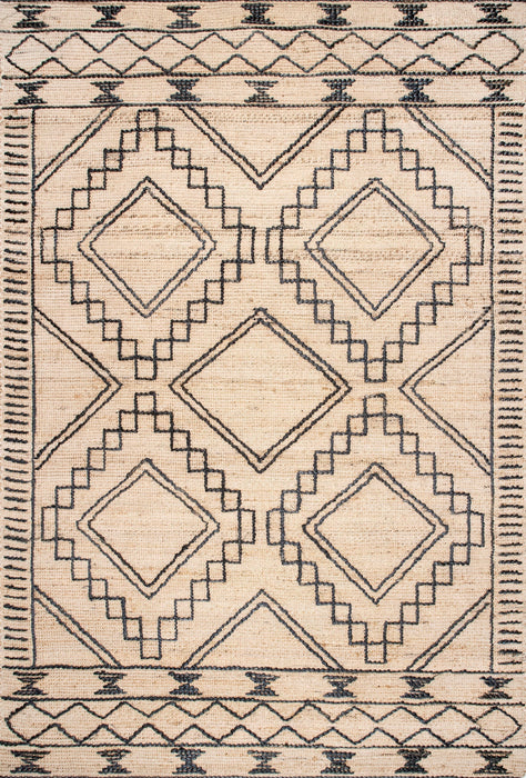 Natural Jute Area Rug for Home Decor 60x90 cm