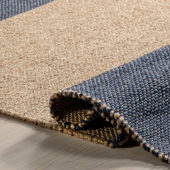 Natural Jute Area Rug for Scandinavian Farmhouse Decor