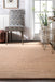 Natural Jute Area Rug in Brown 100% Jute Fiber