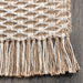 Natural Jute Basketweave Area Rug For Home Decor