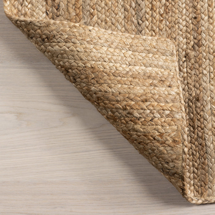 Natural Jute Braided Area Rug 100% Handmade 120cm