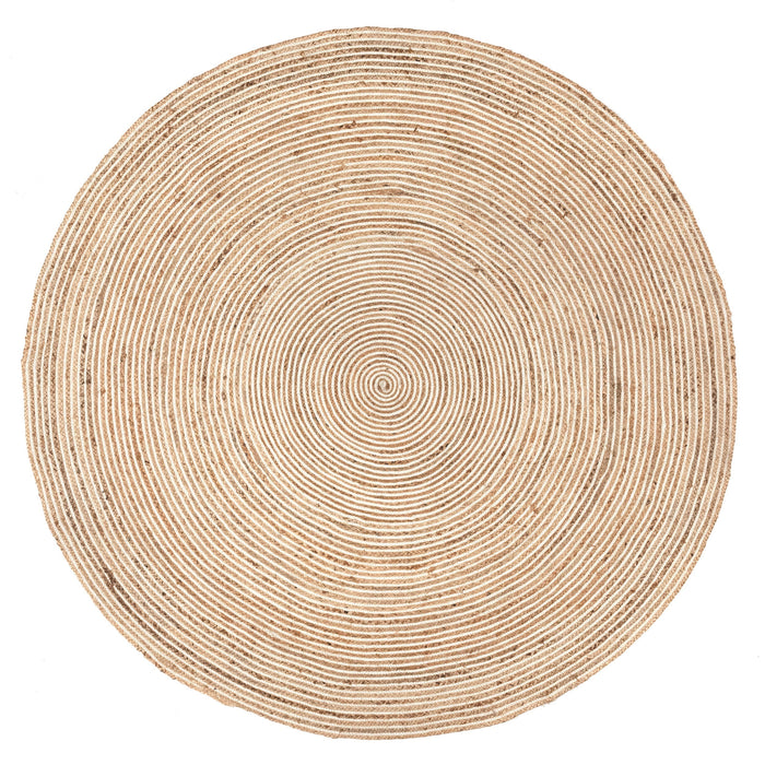 Natural Jute Braided Area Rug 60x90 cm