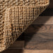 Natural Jute Braided Rug for Living Room and Dining Room