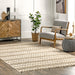 Natural Jute Cobblestone Area Rug 80x150 cm