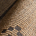 Natural Jute Cotton Diamond Area Rug 160cm