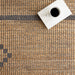 Natural Jute Cotton Diamond Area Rug 160cm