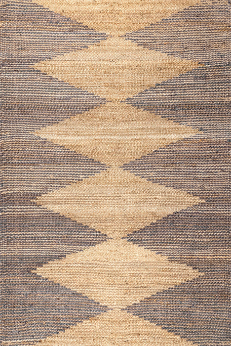 Tappeto in juta naturale Diamond 150x90 cm