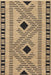 Natural Jute Geometric Area Rug 120cm