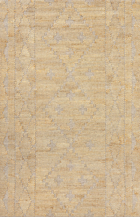 Tappeto geometrico in iuta naturale 120x180 cm