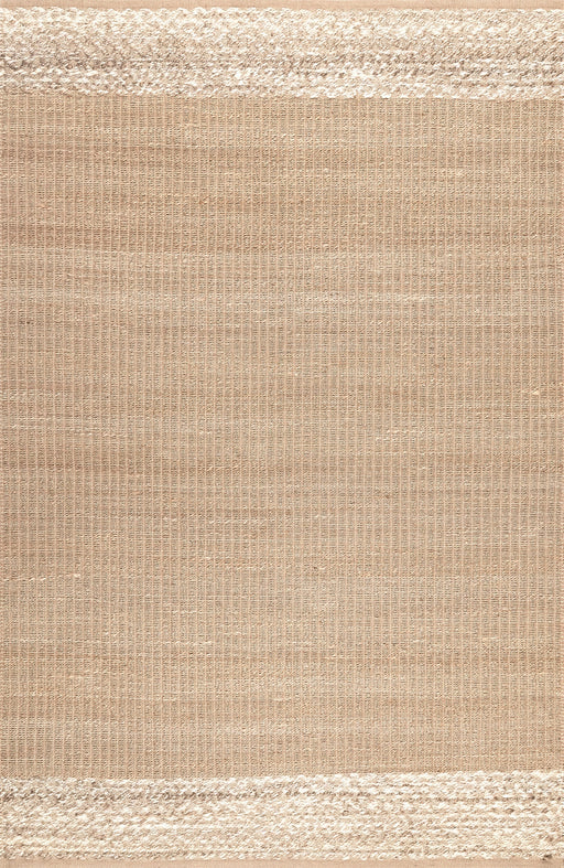 Luonnollinen juutti, käsinkudottu aluematto 150 cm x 240 cm