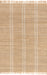 Natural Jute Striped Area Rug 150cm for Home Décor