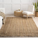 Natural Jute Tasseled Area Rug 120 cm