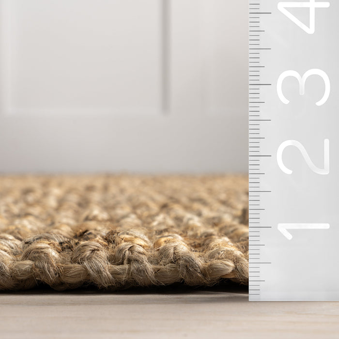 Natural Jute Tasseled Area Rug 120 cm