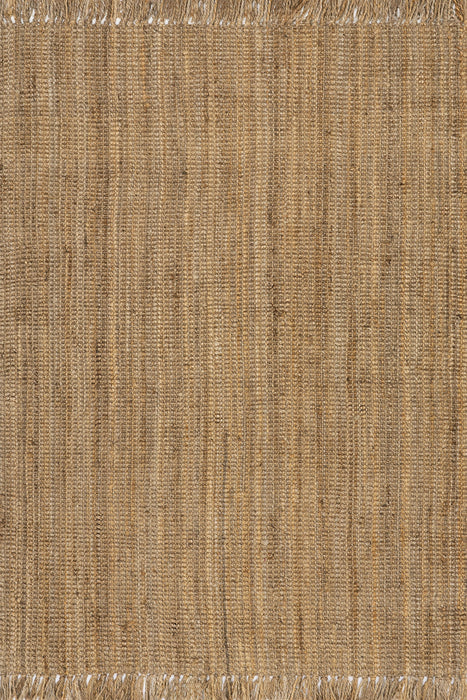 Vloerkleed met kwastjes van natuurlijk jute, 140 cm