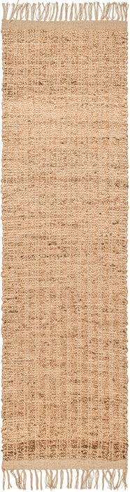 Tappeto in iuta naturale con nappe 150x90 cm