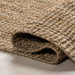 Tappeto in iuta naturale con nappe 50x80 cm