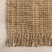 Tappeto in iuta naturale con nappe 50x80 cm