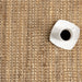 Tappeto in iuta naturale con nappe 50x80 cm