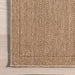 Natural Lined Weave Area Rug For Living Room And Bedroom