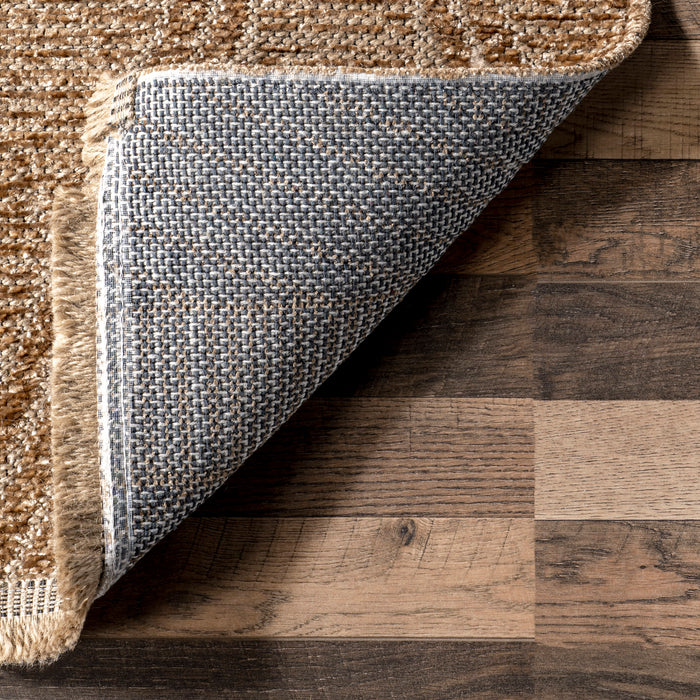 Natural Patterned Lined Area Rug 180x120 cm